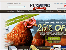 Tablet Screenshot of flemingoutdoors.com